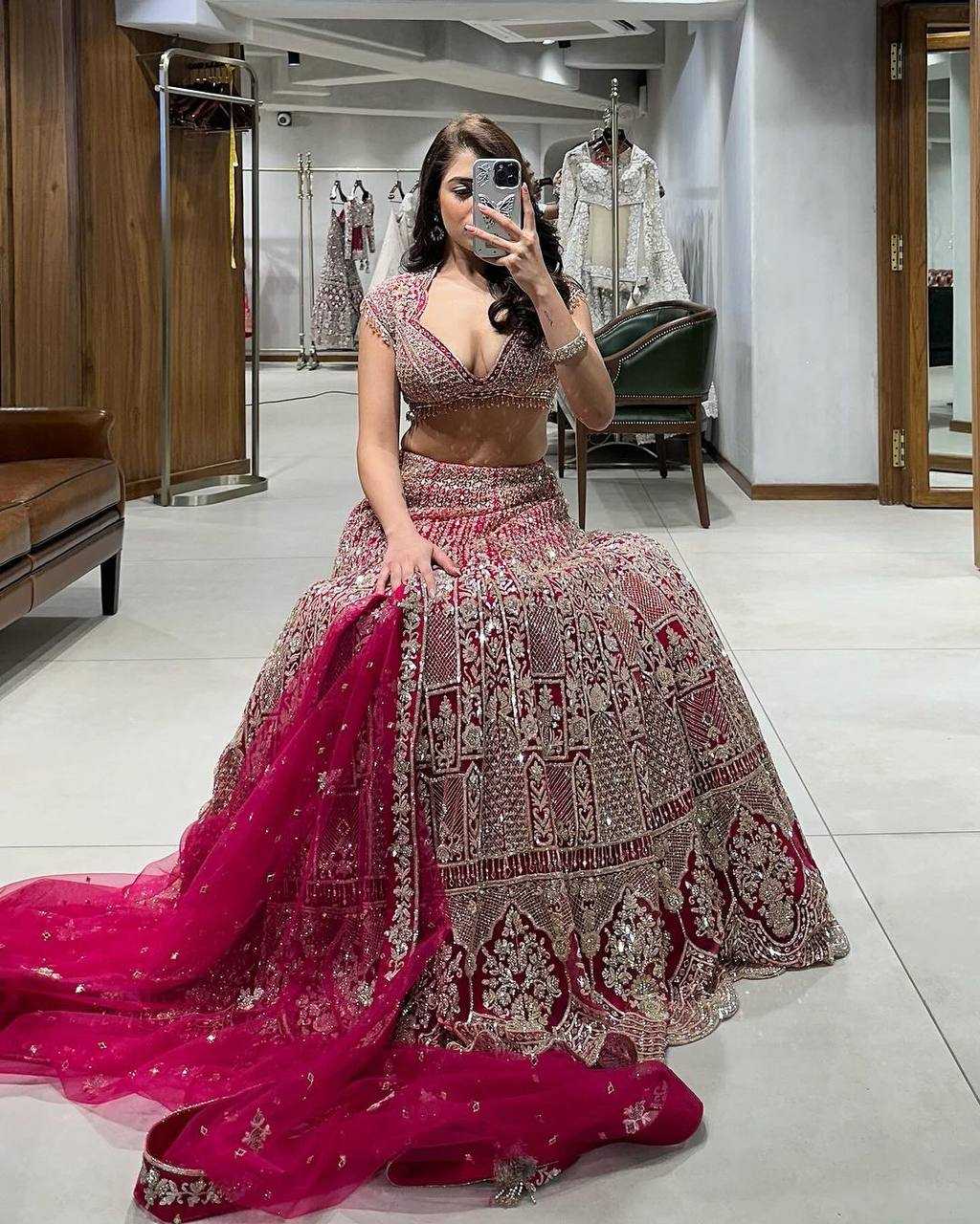 Faux Georgette Kesh138 1007 Lehengas  Traditional Wedding Embroidered Lehengas