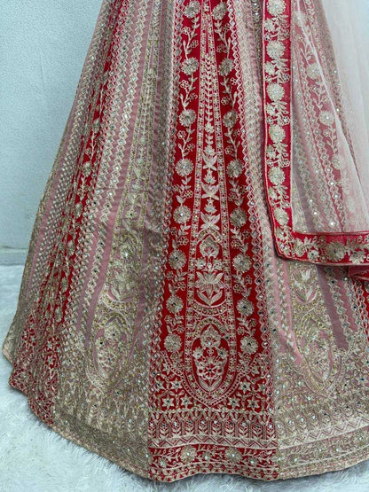 Faux Georgette Kesh138 1016 Lehngas  Designer Traditional Embroidered Lehengas