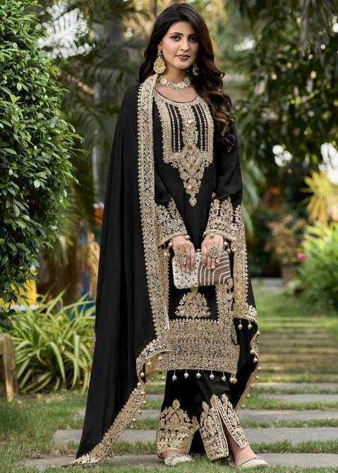 Faux Georgette Kesh139 1628 Suits & Dresses  Ladies Embroidery Georgette Party Wear Suits