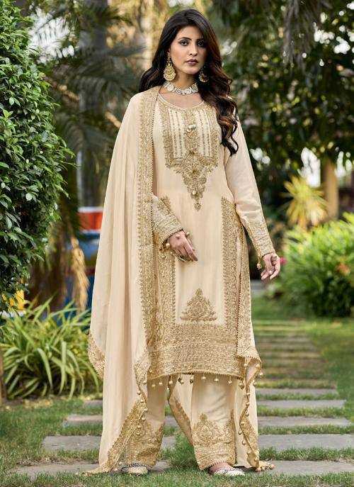 Faux Georgette Kesh139 1628 Suits & Dresses  Ladies Embroidery Georgette Party Wear Suits