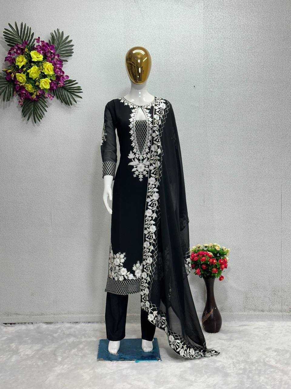 Faux Georgette Kesh140 162 Suits & Dresses Islamic Clothing  Georgette Ladies Pakistani  Suits