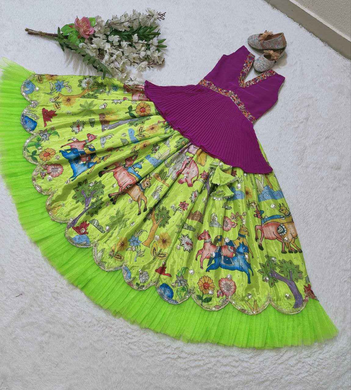 Faux Georgette Kesh168 Mnt03 Kids Wear  Kids Lehenga Kids Ethnic Wear Kids Traditional Outfits Kids Lehenga Choli Kids Festive Wear Kids Diwali Clothes