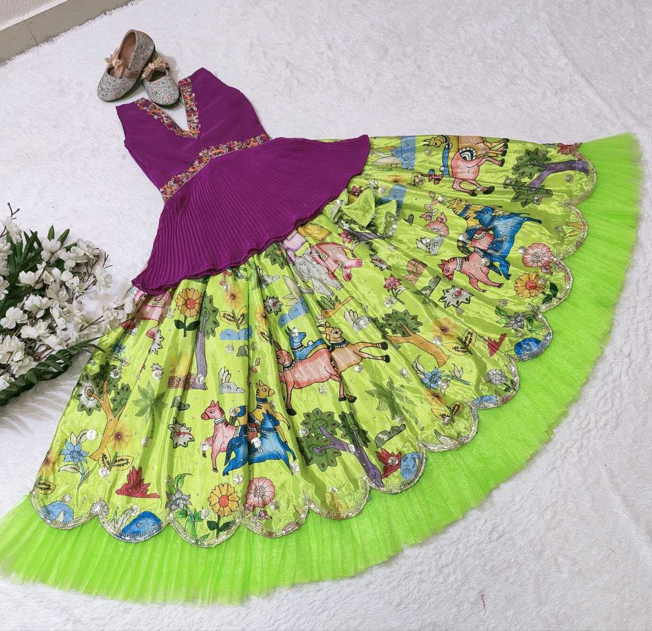 Faux Georgette Kesh168 Mnt03 Kids Wear  Kids Lehenga Kids Ethnic Wear Kids Traditional Outfits Kids Lehenga Choli Kids Festive Wear Kids Diwali Clothes