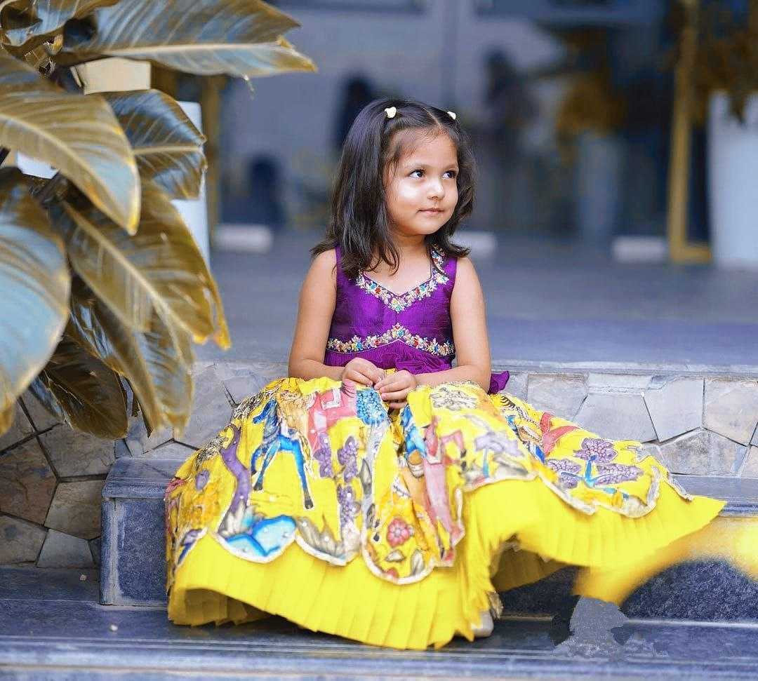 Faux Georgette Kesh168 Mnt08 Kids Wear  Kids Lehenga Kids Ethnic Wear Kids Traditional Outfits Kids Festive Wear Kids Diwali Clothes