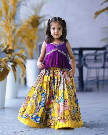 Faux Georgette Kesh168 Mnt08 Kids Wear  Kids Lehenga Kids Ethnic Wear Kids Traditional Outfits Kids Festive Wear Kids Diwali Clothes