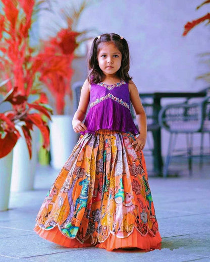 Faux Georgette Kesh168 Mnt08 Kids Wear  Kids Lehenga Kids Ethnic Wear Kids Traditional Outfits Kids Festive Wear Kids Diwali Clothes