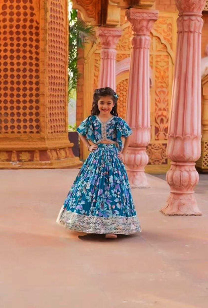 Faux Georgette Kesh168 Mnt10 Kids Wear  Kids Lehenga Kids Ethnic Wear Kids Traditional Outfits Kids Lehenga Choli Kids Weddings Outfits Kids Diwali Clothes