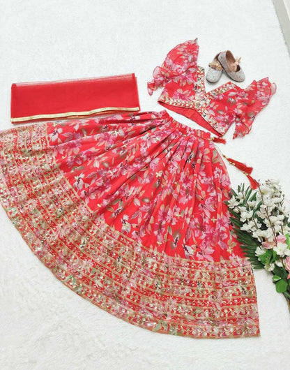 Faux Georgette Kesh168 Mnt10 Kids Wear  Kids Lehenga Kids Ethnic Wear Kids Traditional Outfits Kids Lehenga Choli Kids Weddings Outfits Kids Diwali Clothes