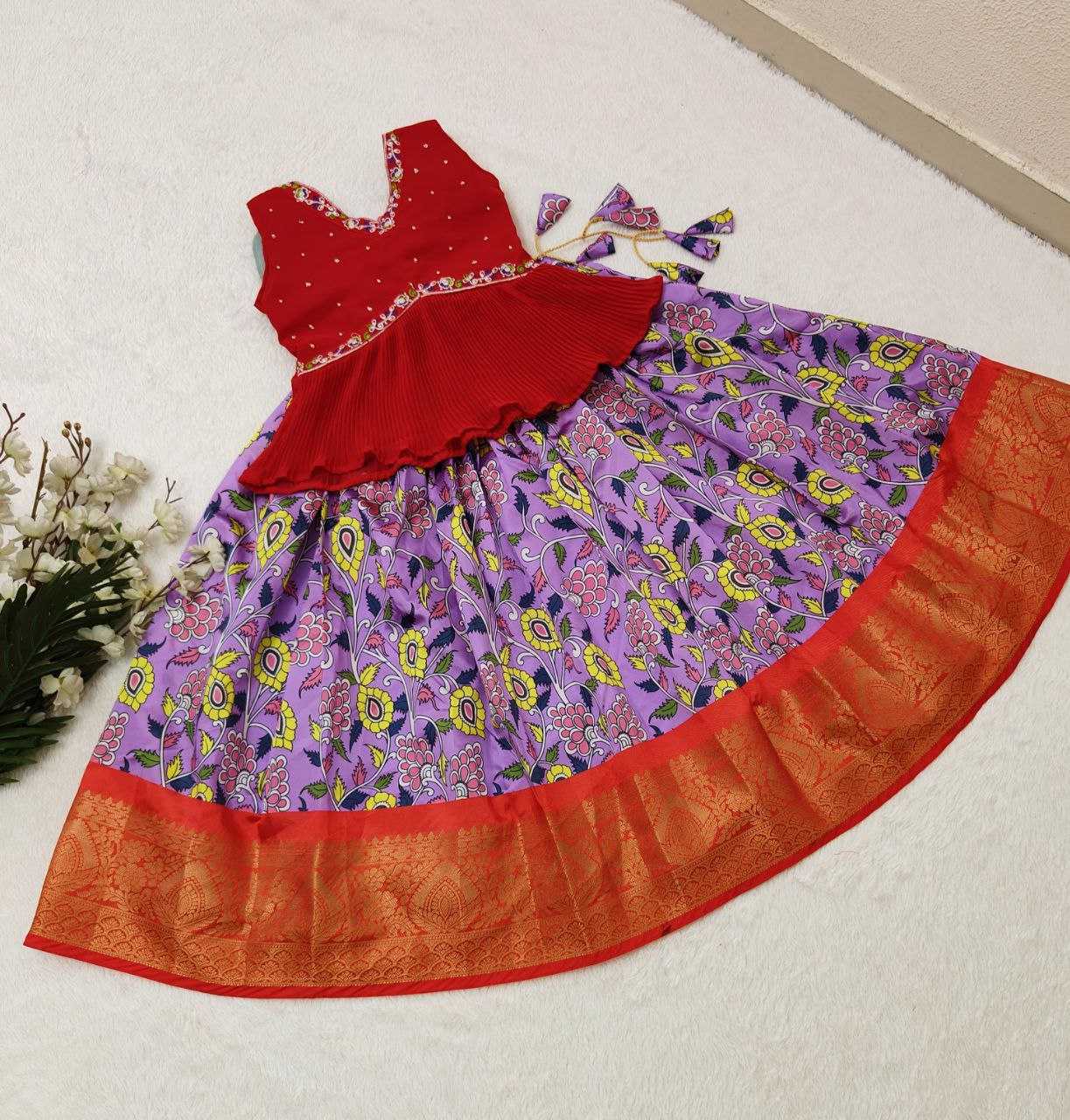 Faux Georgette Kesh168 Mnt20 Kids Wear  Kids Lehenga Choli Kids Traditional Outfits Kids Festive Wear