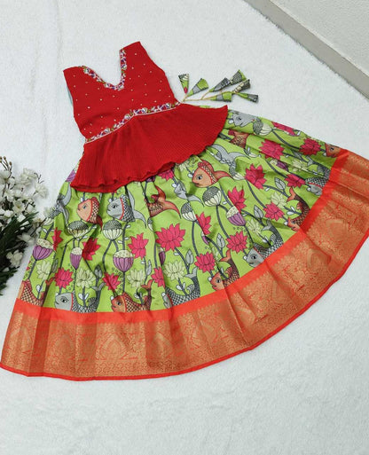 Faux Georgette Kesh168 Mnt20 Kids Wear  Kids Lehenga Choli Kids Traditional Outfits Kids Festive Wear