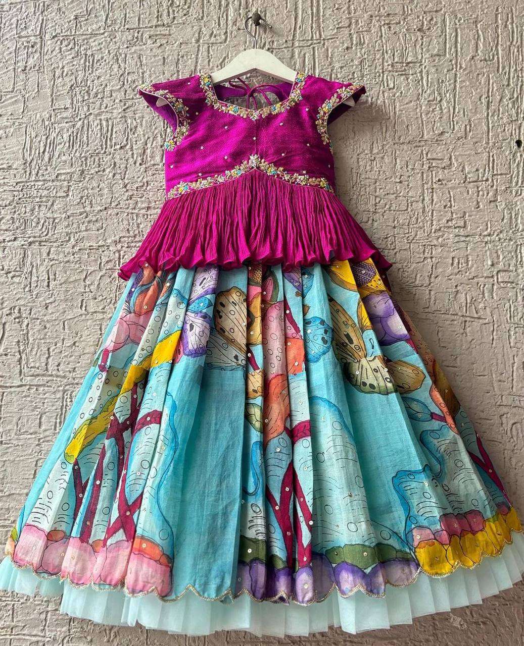 Faux Georgette Kesh168 Mnt37 Kids Weae  Kids Lehenga Kids Traditional Outfits Kids Lehenga Choli Kids Festive Wear