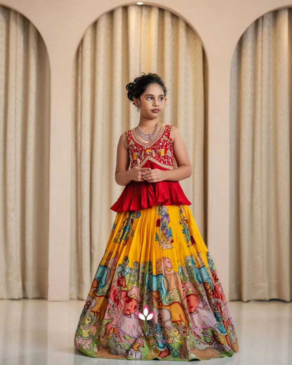 Faux Georgette Kesh168 Mnt39 Kids Wear  Kids Lehenga Kids Traditional Outfits Kids Lehenga Choli Kids Festive Wear Kids Wedding Outfits