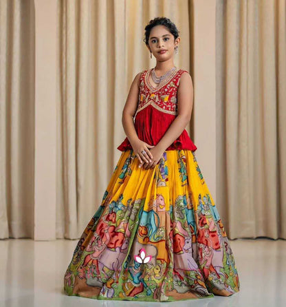 Faux Georgette Kesh168 Mnt39 Kids Wear  Kids Lehenga Kids Traditional Outfits Kids Lehenga Choli Kids Festive Wear Kids Wedding Outfits