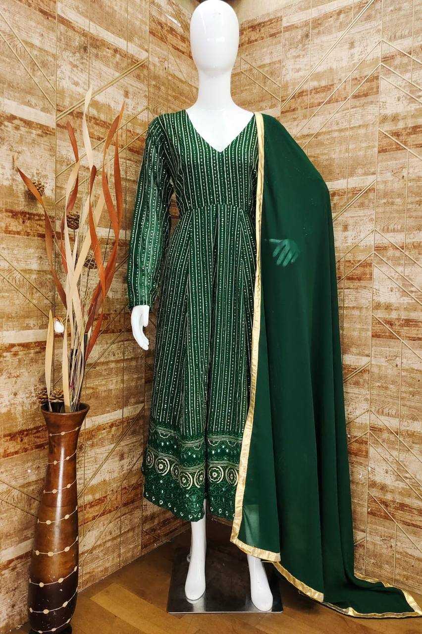 Faux Georgette Ksb 103-B Suits & Dresses  Ladies Dresses Embroidery Suits E