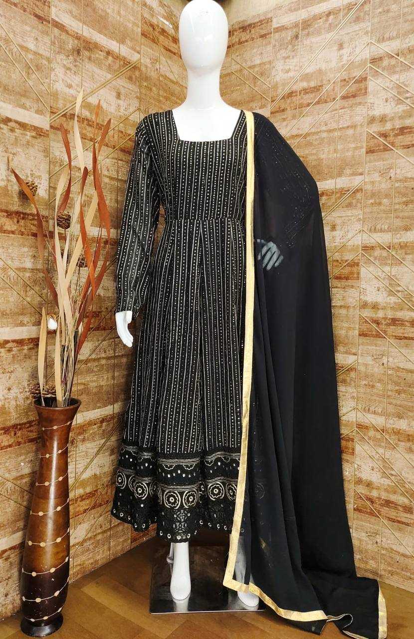 Faux Georgette Ksb 103-B Suits & Dresses  Ladies Dresses Embroidery Suits E