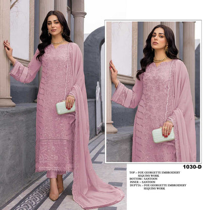 Faux Georgette Ksb 1030 Suits & Dresses  Unstitched Suits