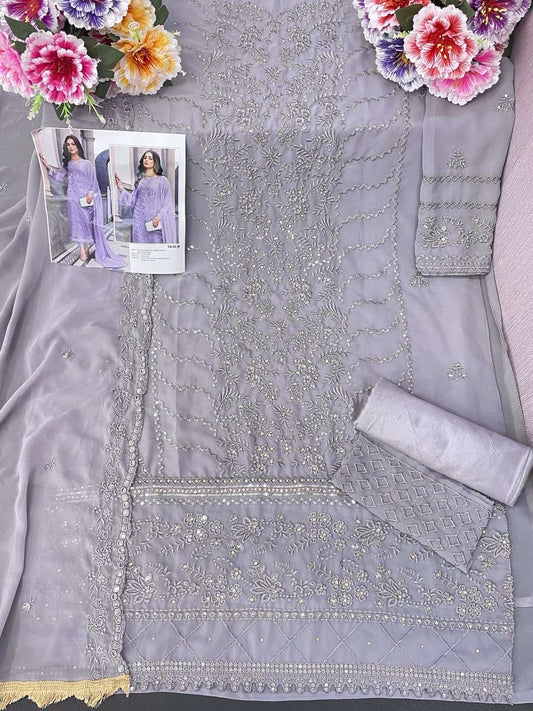 Faux Georgette Ksb 1030 Suits & Dresses  Unstitched Suits