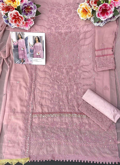 Faux Georgette Ksb 1030 Suits & Dresses  Unstitched Suits