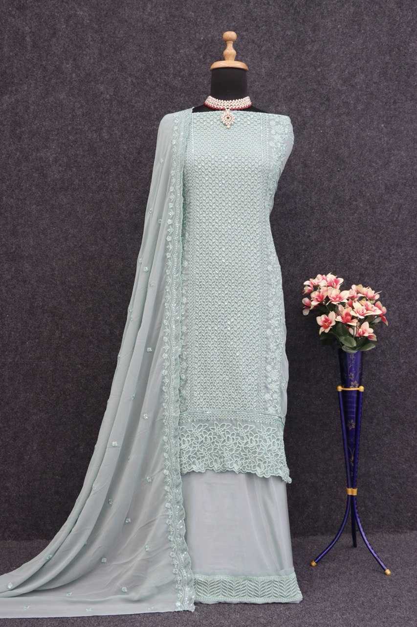 Faux Georgette Ksb 1034 Suits & Dresses  Unstitched Suits