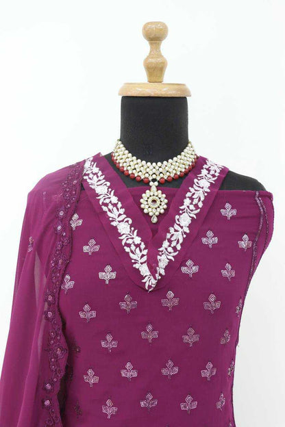 Faux Georgette Ksb 1035 Suits & Dresses  Unstitched Suits