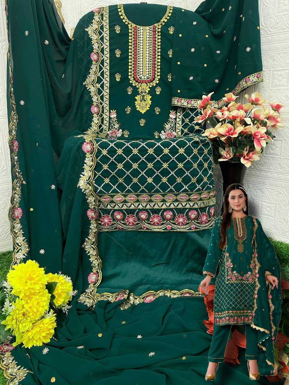 Faux Georgette Ksb 1092 Suits  Unstitched Suits