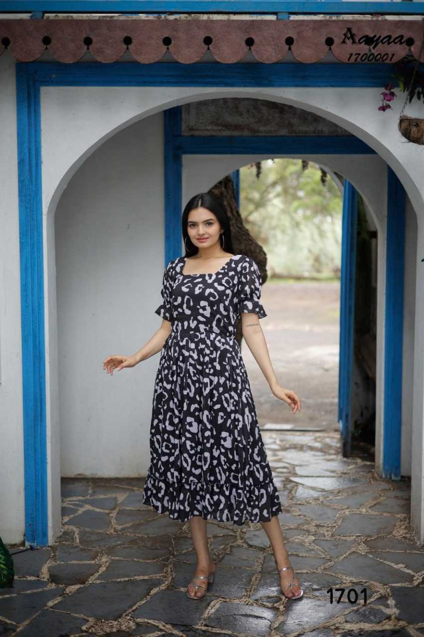 Faux Georgette Ksb 1703 Kurtis  Festive Printed Kurtis