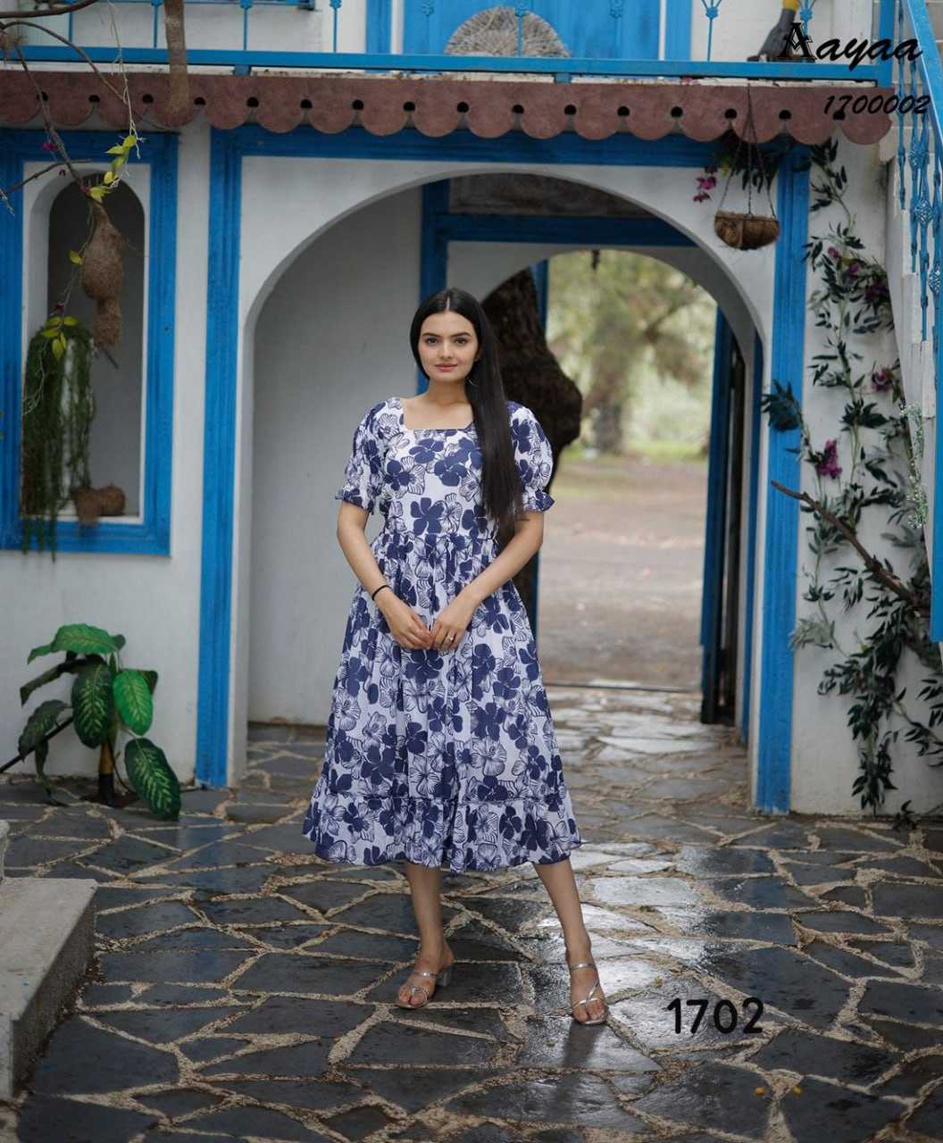 Faux Georgette Ksb 1703 Kurtis  Festive Printed Kurtis