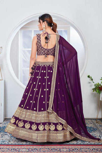 Faux Georgette Ksb 2245 Lehengas  Fancy Traditional Lehengas E