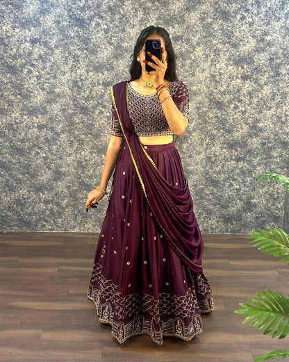 Faux Georgette Rin102 Rcba13 Lehengas   Fancy Traditional Embroidered Lehengas