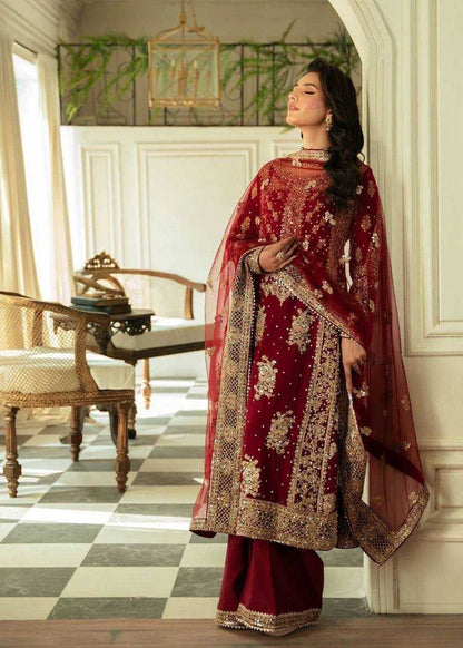 Faux Georgette Rin133 1487 Suits & Dresses  Georgette Maroon Salwar Palazzo Suits