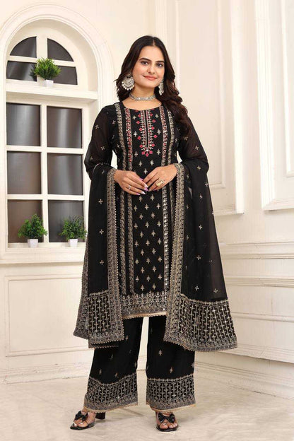 Faux Georgette Rkf 3102 Suits & Dresses Islamic Clothing  Ladies Pakistani Embroidery Suits