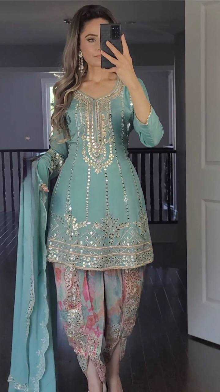 Faux Georgette Rnf 1138  Suit