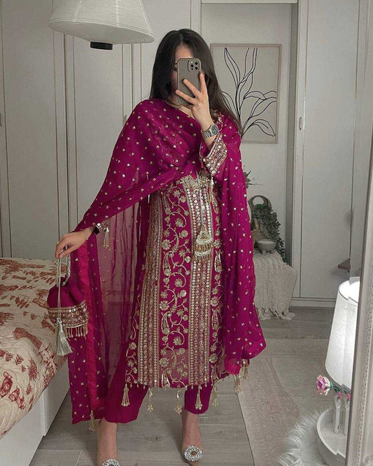 Faux Georgette Rnf 1201  Pakistani Suits