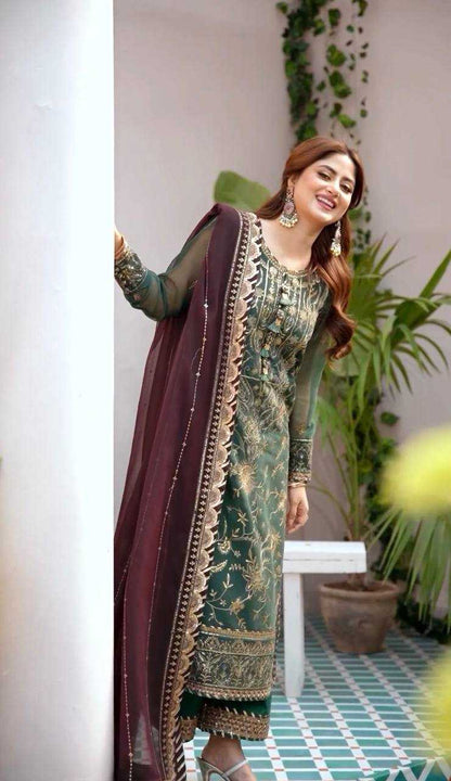 Faux Georgette Rnf 1208  Suits