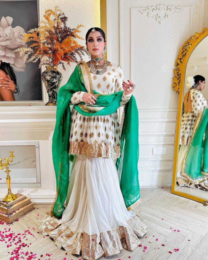 Faux Georgette Rnsr 810 Suits  Sharara Salwar Suits