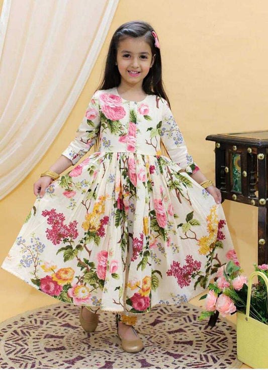 Faux Georgette Roc 180 Kids Wear  Kids Gowns