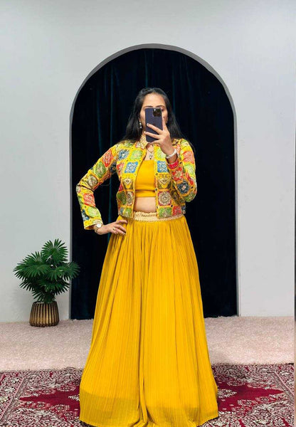 Faux Georgette Rst 1044 Lehengas  Fancy Traditional Lehengas