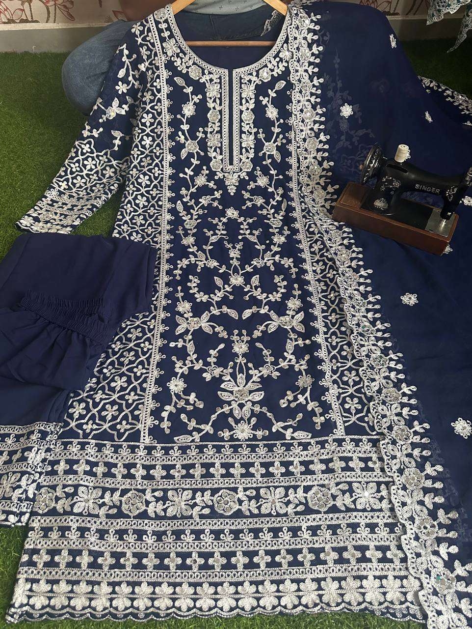 Faux Georgette Vdd 5014 Suits & Dresses Islamic Clothing  Ladies Pakistani Embroidery Suits