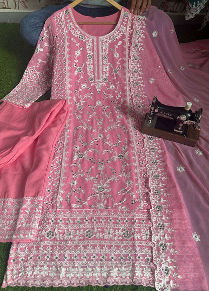 Faux Georgette Vdd 5014 Suits & Dresses Islamic Clothing  Ladies Pakistani Embroidery Suits