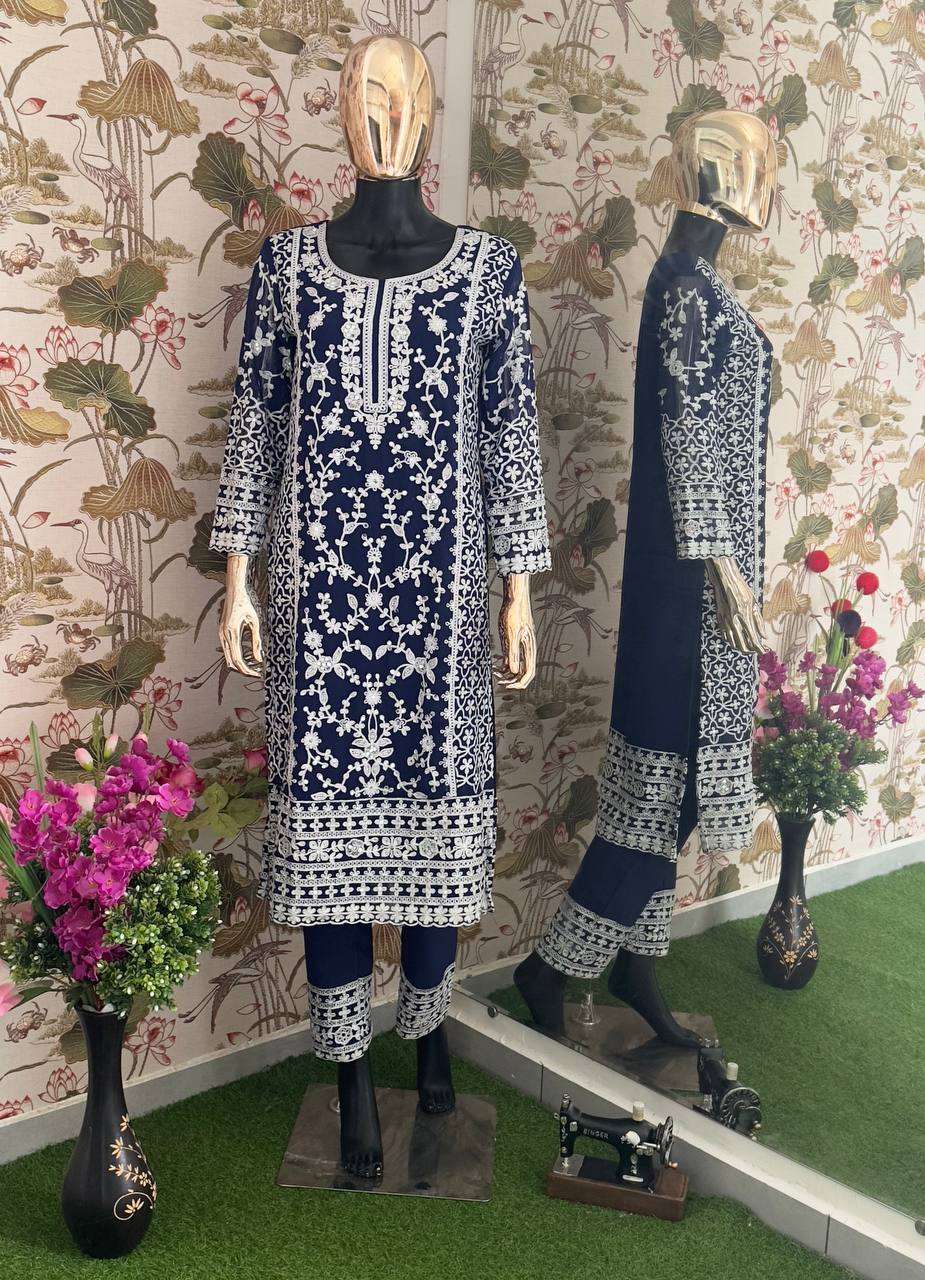 Faux Georgette Vdd 5014 Suits & Dresses Islamic Clothing  Ladies Pakistani Embroidery Suits