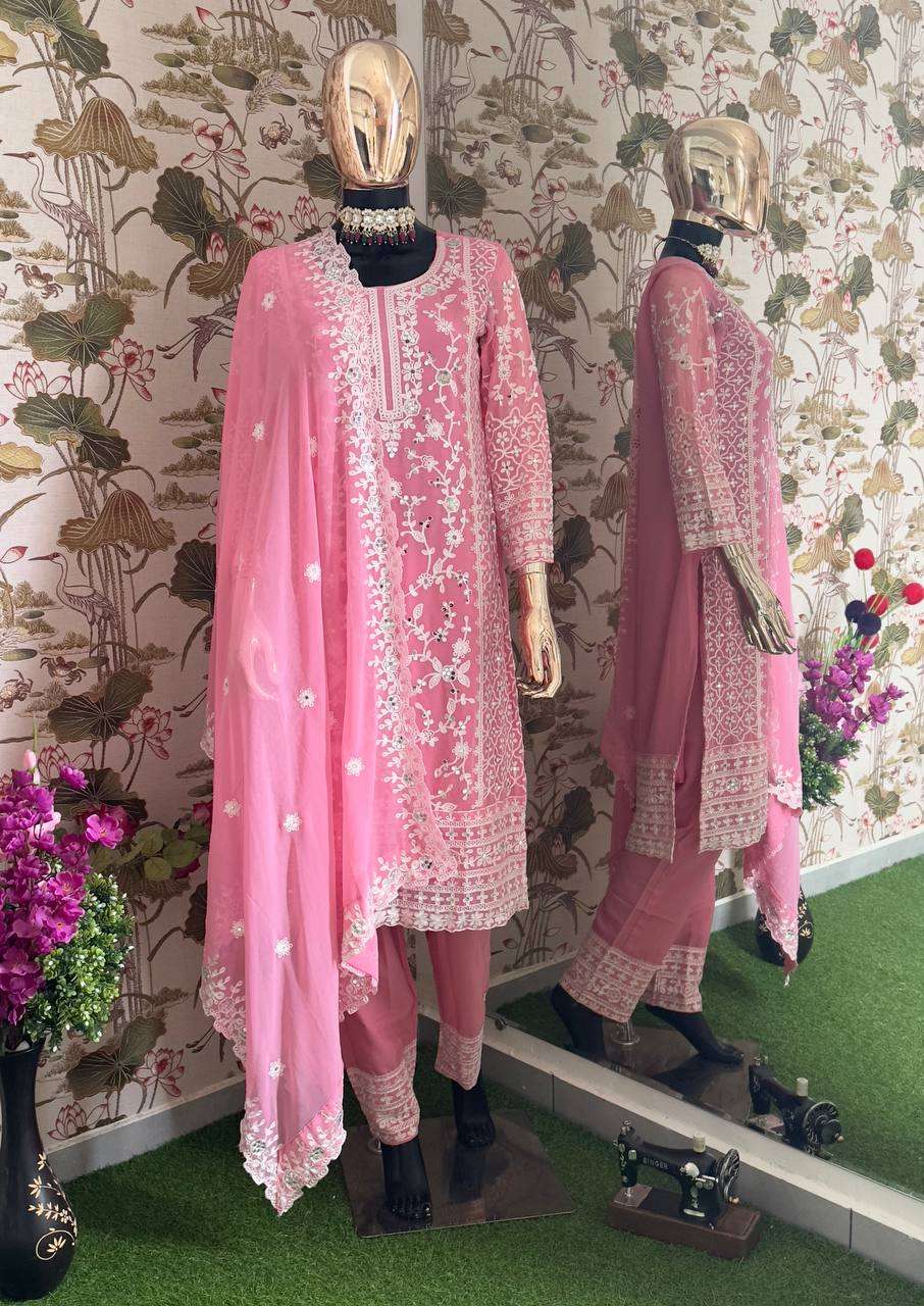 Faux Georgette Vdd 5014 Suits & Dresses Islamic Clothing  Ladies Pakistani Embroidery Suits