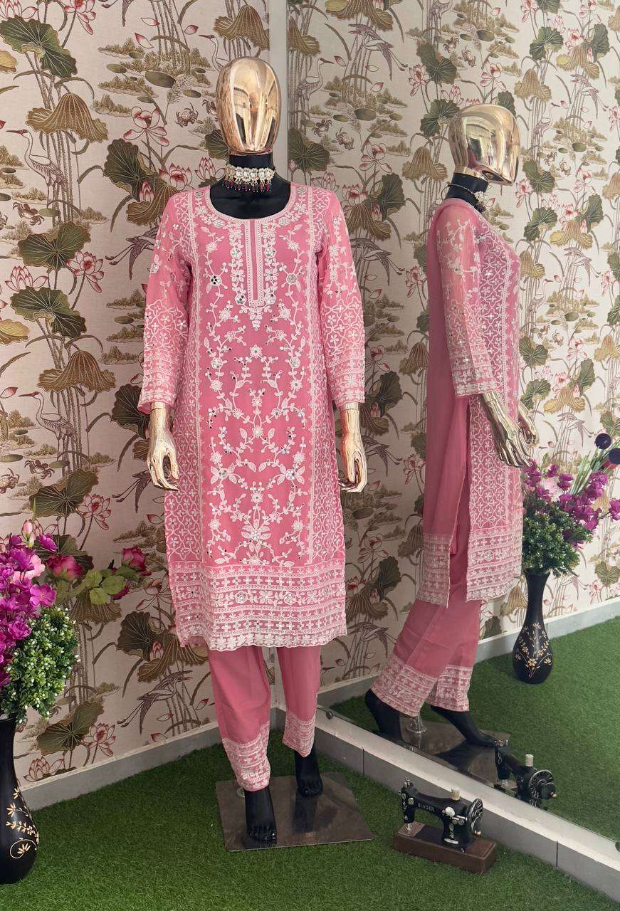 Faux Georgette Vdd 5014 Suits & Dresses Islamic Clothing  Ladies Pakistani Embroidery Suits