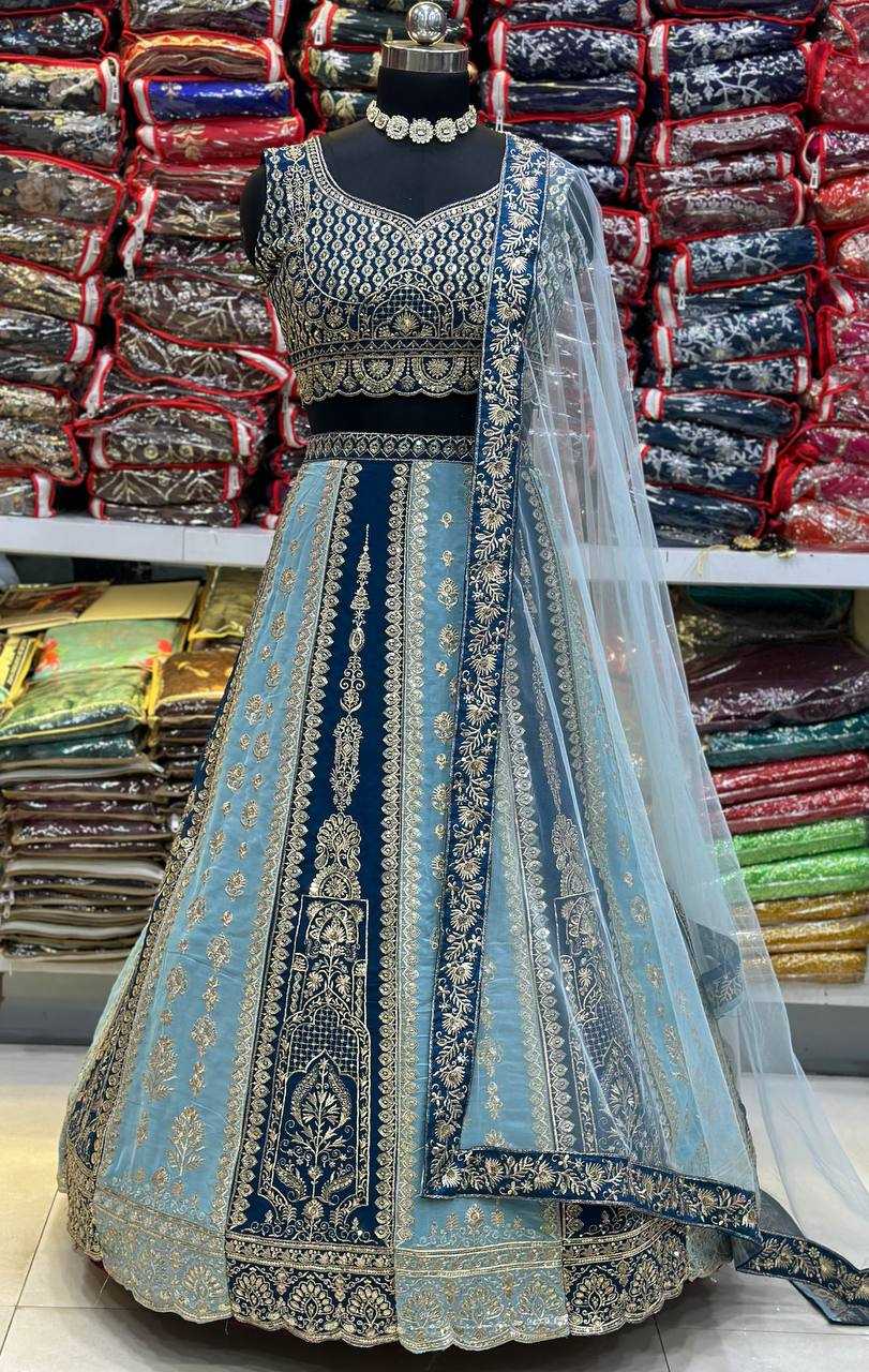 Faux Georgette Vdd 9238  Lehengas