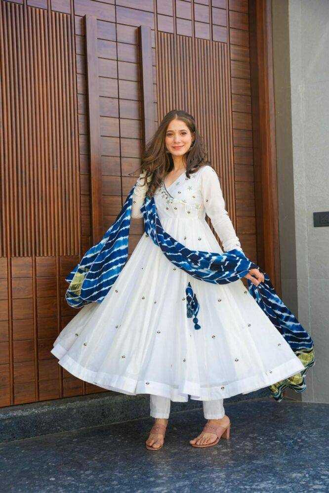 Faux Georgette Vlf 195 Gowns  Anarkali Gown