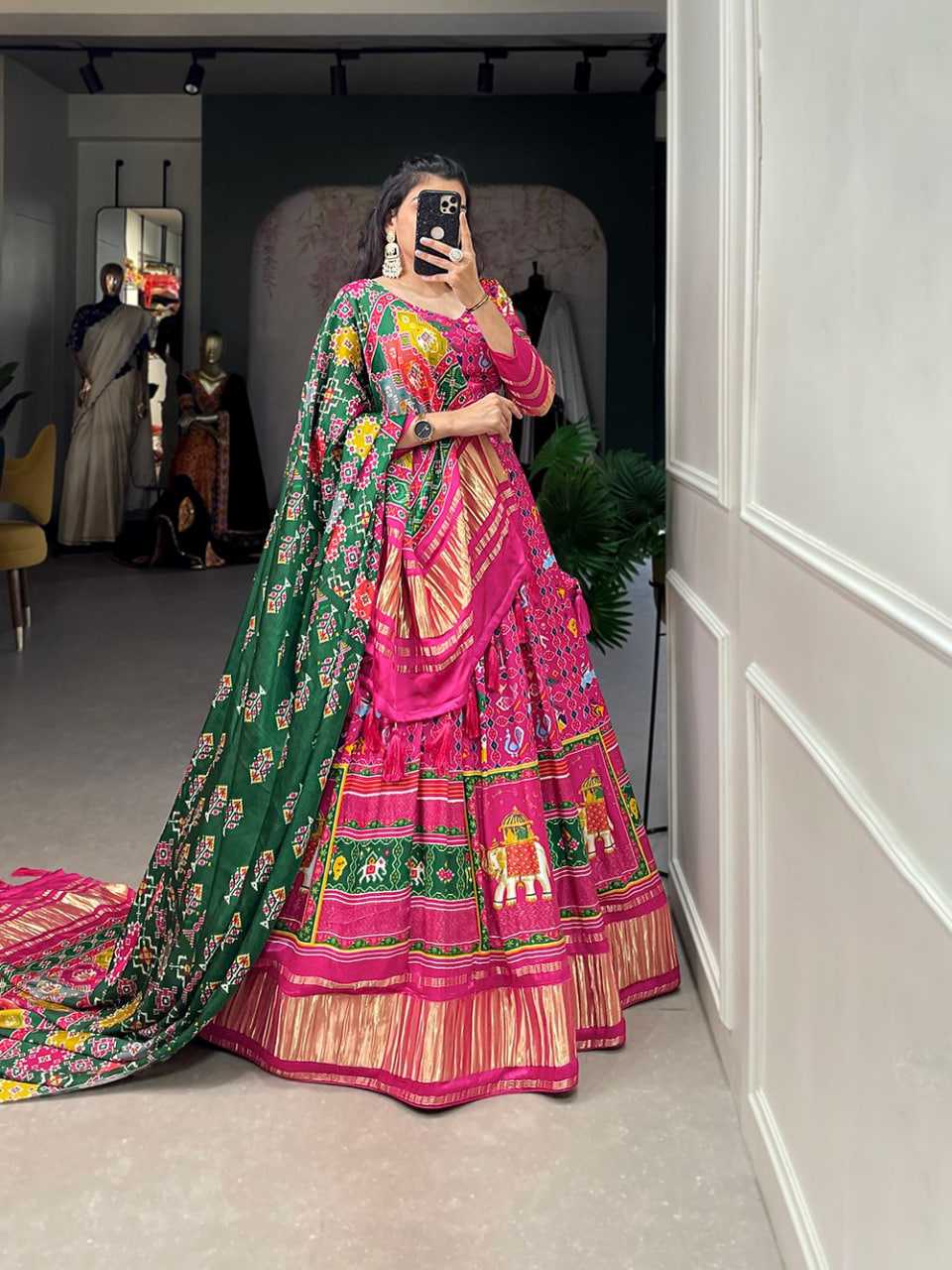 Gajji Silk Kesh134 1644 Lehengas  Traditional Lehenga With Dupatta Lehenga With Blouse Blue Lehengas