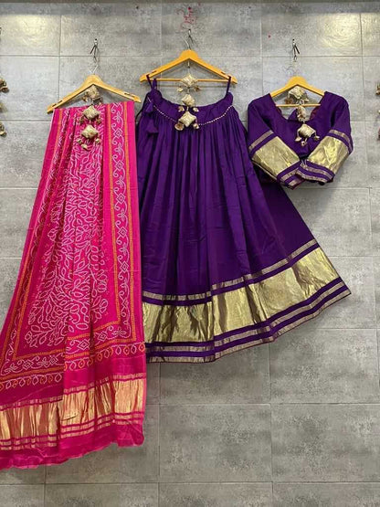 Gajji Silk Kesh179 Ahb04 Lehengas  Traditional Silk Lehengas