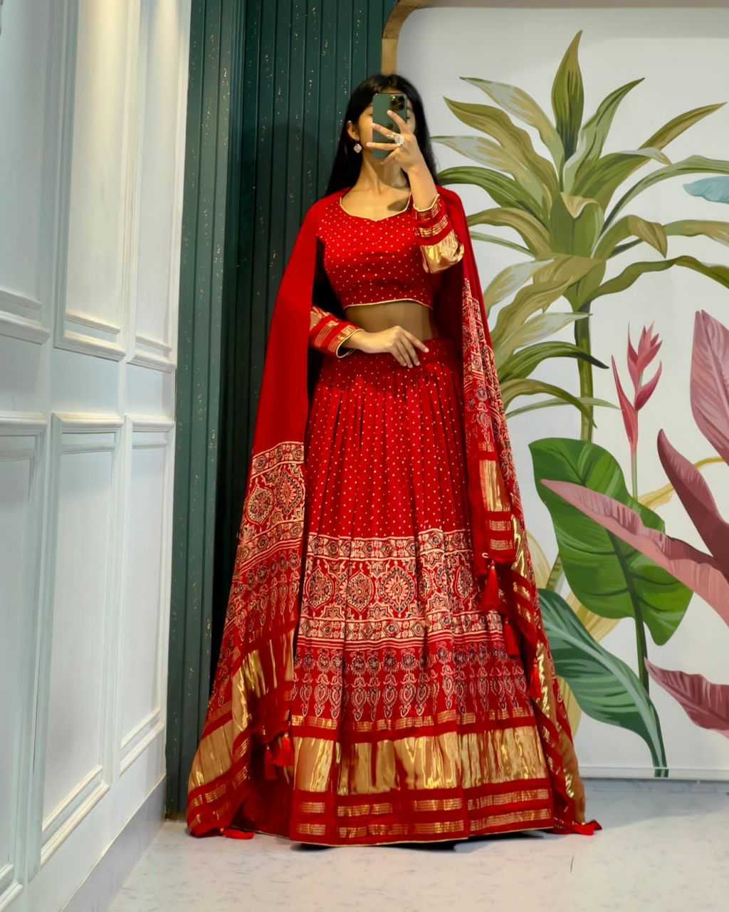 Gajji Silk Kesh179 Ahb14 Lehengas  Traditional Silk Printed Lehengas