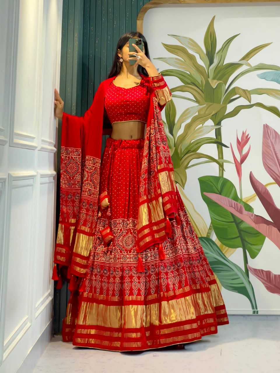 Gajji Silk Kesh179 Ahb14 Lehengas  Traditional Silk Printed Lehengas