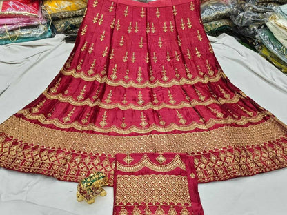 Gajji Silk Kesh179 Ahb15 Lehengas  Traditional Silk Lehengas