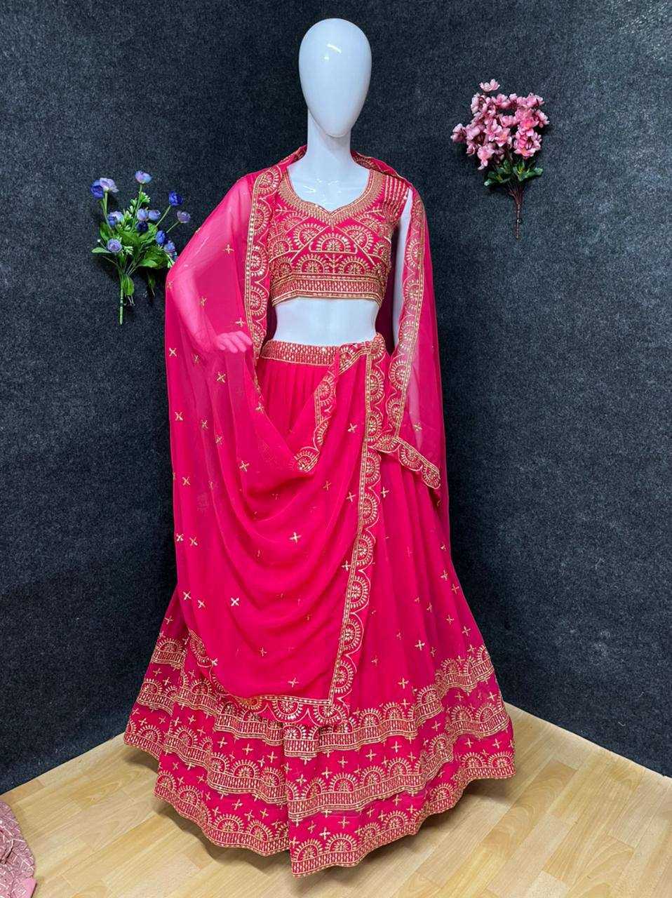 Georgete Ksb 1007 Lehengas  Tradititonal Designer Lehengas